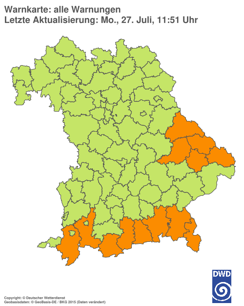 Aktuelle Wetterwarnungen für %region%