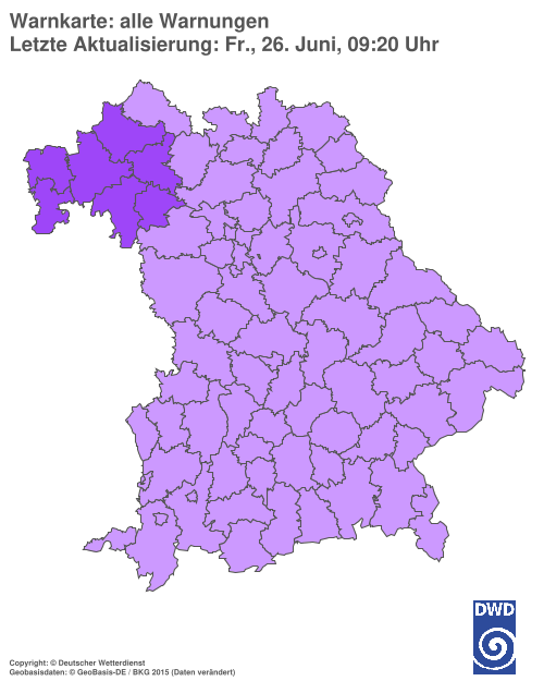 Aktuelle Wetterwarnungen für %region%