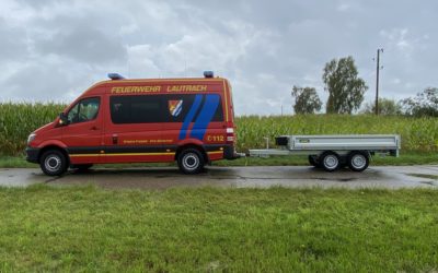 Unser Anhänger ist da