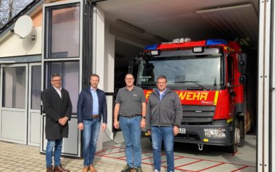 Landrat besucht Lautracher Feuerwehr